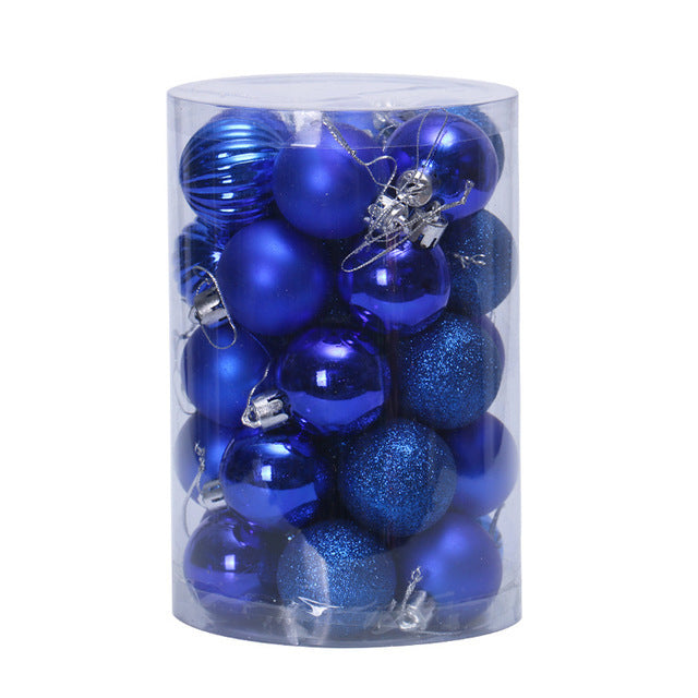 Weihnachtskugeln set 34Stk. zum Aufhängen Vers. Farben DamnLuxe