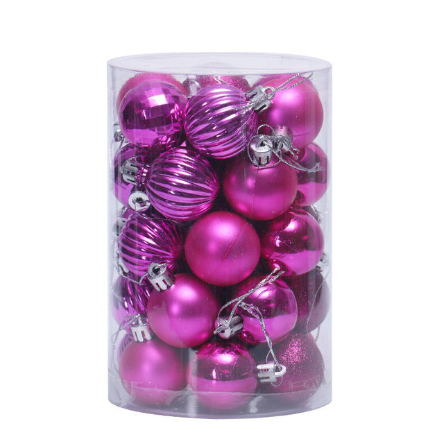 Weihnachtskugeln set 34Stk. zum Aufhängen Vers. Farben DamnLuxe