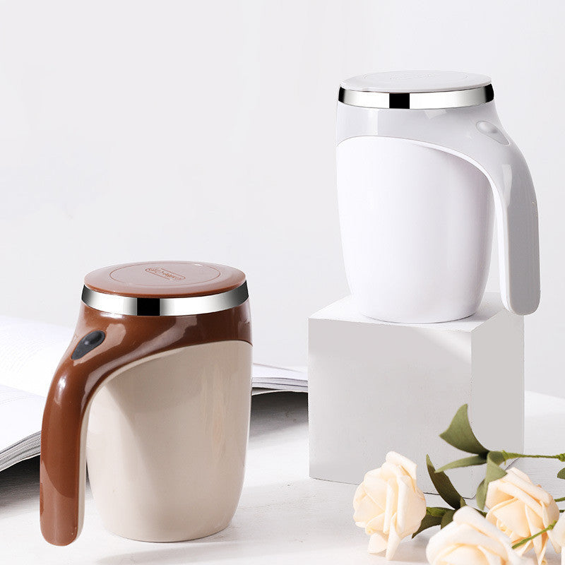 Rührbecher Kaffeetasse Wiederaufladbares Modell Automatischer  Hochwertiger elektrischer Rührbecher Lazy Milkshake Rotierender magnetischer Wasserbecher DamnLuxe