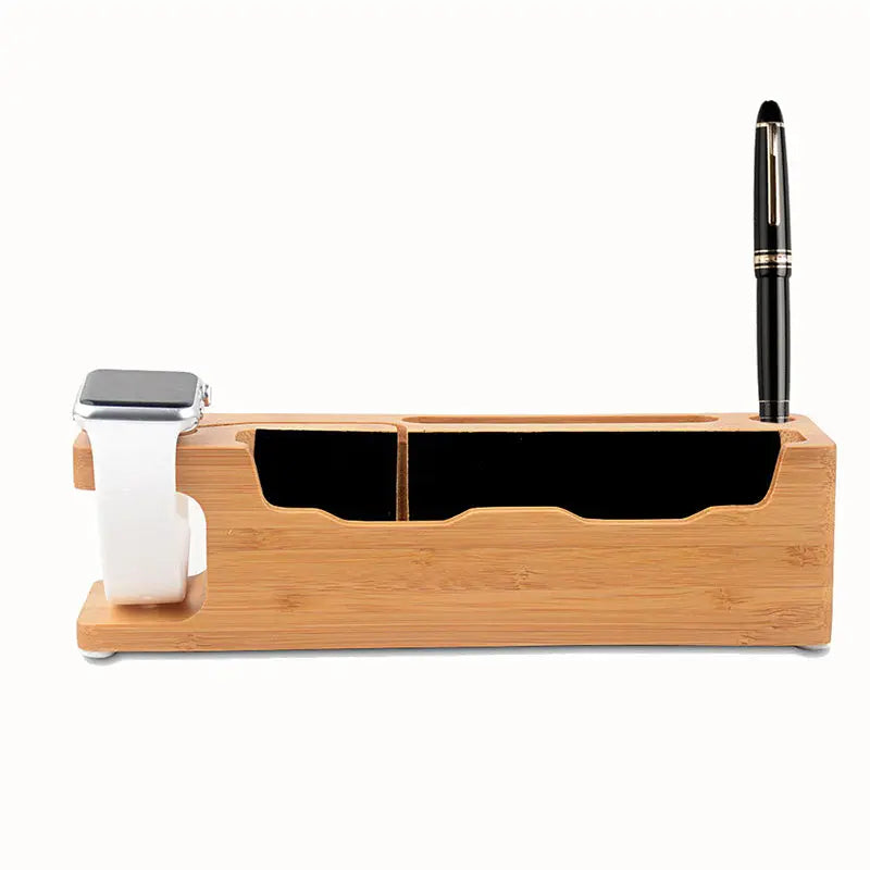 Telefonhalter mit Ladestation aus Holz DamnLuxe