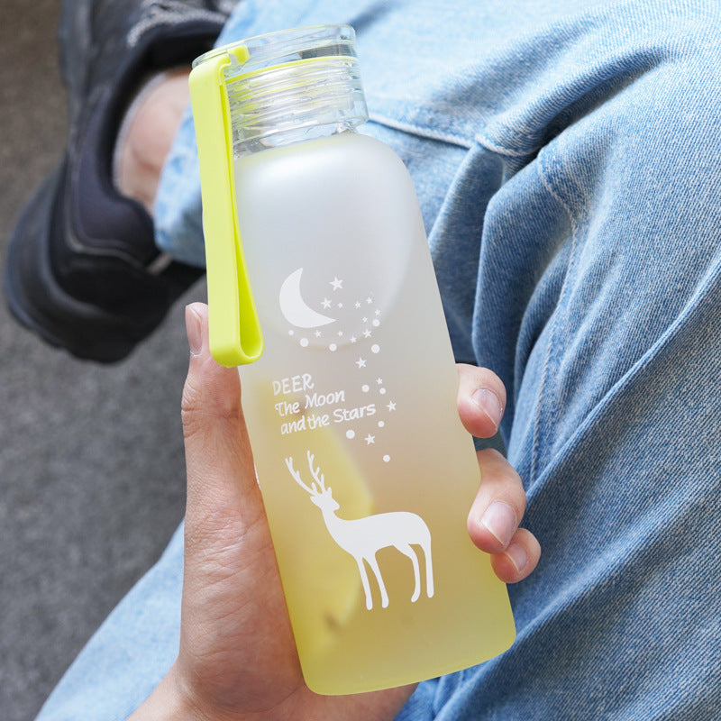 Süße Transparente Flasche für To Go DamnLuxe