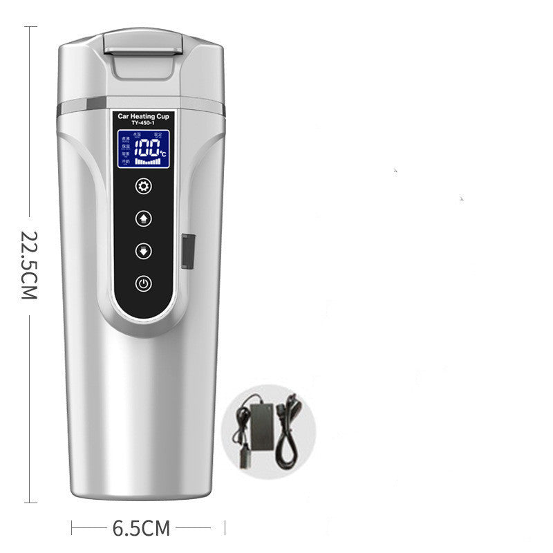 Portable Auto Flasche  Smart Touch Digital Display Insulated Cup Home Traveling Heating Cup Water Bottle DamnLuxe