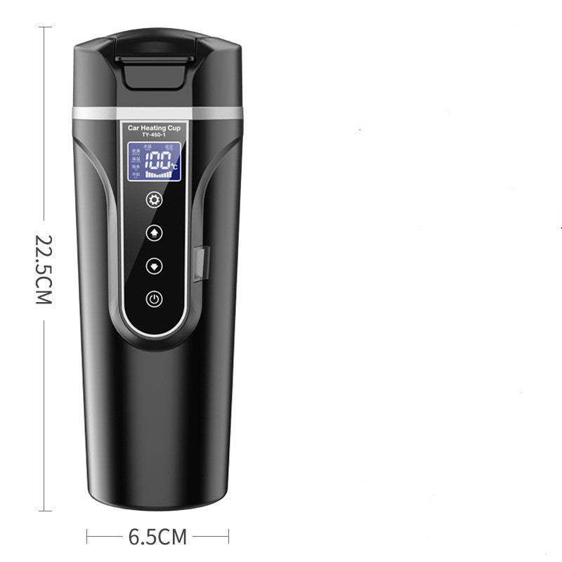 Portable Auto Flasche  Smart Touch Digital Display Insulated Cup Home Traveling Heating Cup Water Bottle DamnLuxe