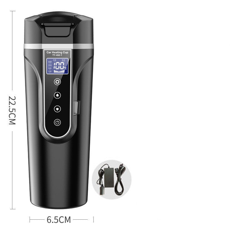 Portable Auto Flasche  Smart Touch Digital Display Insulated Cup Home Traveling Heating Cup Water Bottle DamnLuxe