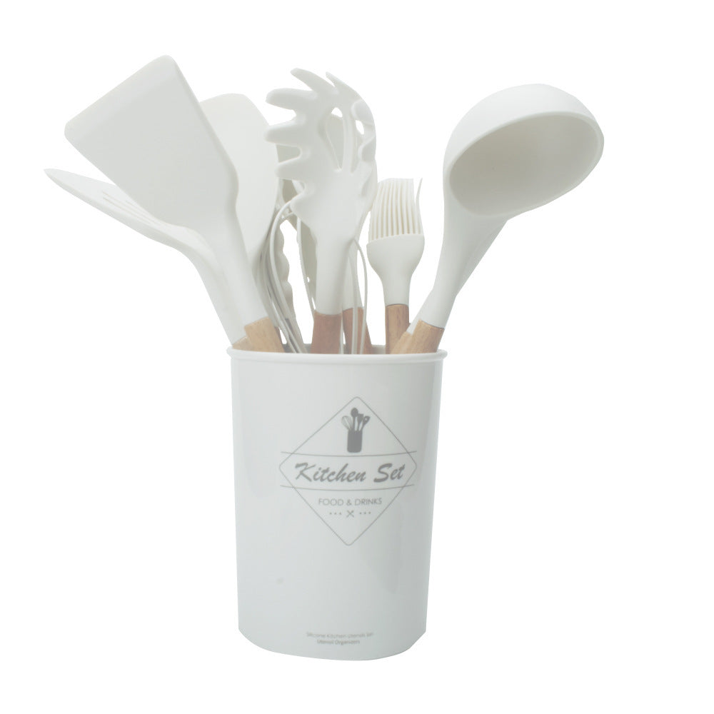 Silikon Küchen Set mit Holzgriffe DamnLuxe