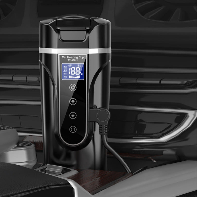 Portable Auto Flasche  Smart Touch Digital Display Insulated Cup Home Traveling Heating Cup Water Bottle DamnLuxe
