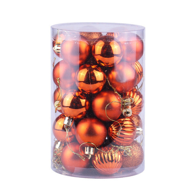Weihnachtskugeln set 34Stk. zum Aufhängen Vers. Farben DamnLuxe