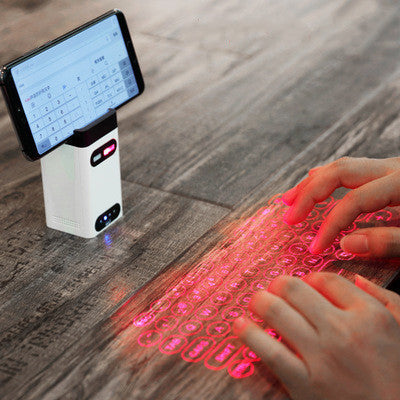 LEING FST Virtuelle Lasertastatur Bluetooth Wireless Projektor Telefontastatur Für Computer Pad Laptop Mit Mausfunktion DamnLuxe