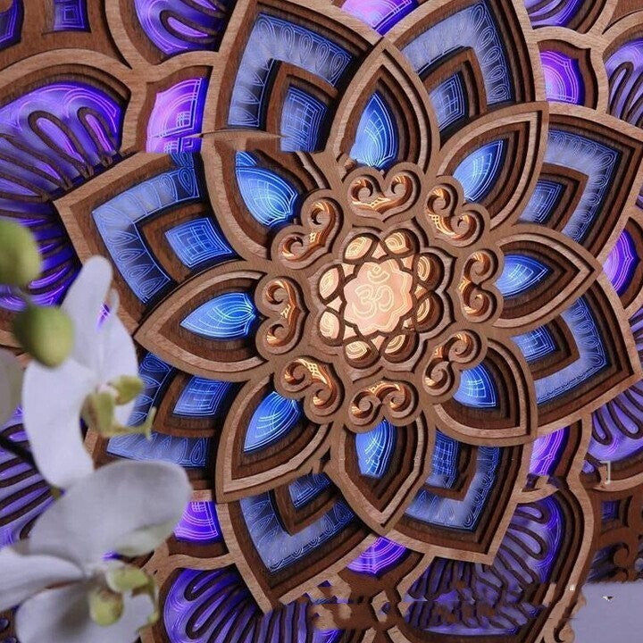 Stechapfel-Atmosphäre Nachtlicht Yoga-Raum Kreative DamnLuxe