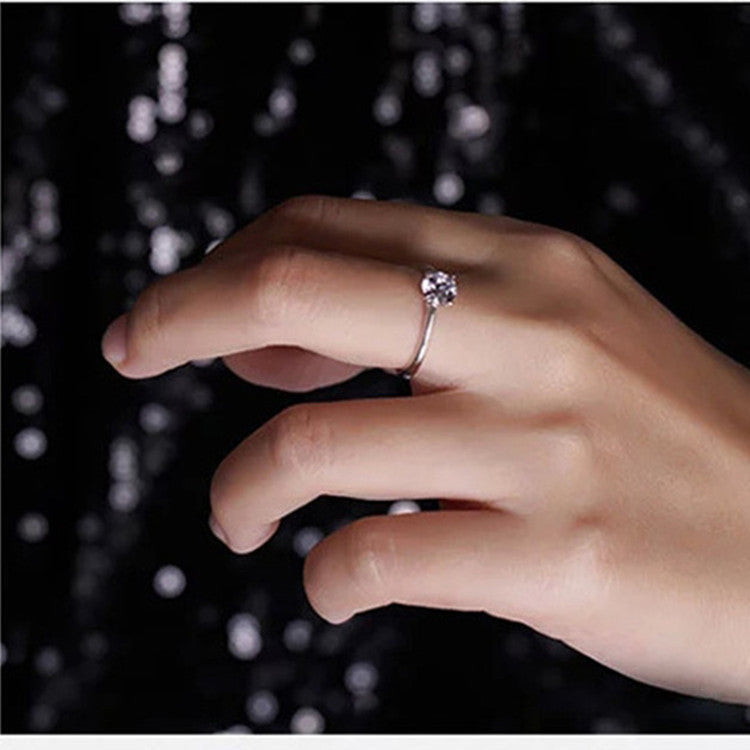Sterling Silber Paar Ringe DamnLuxe