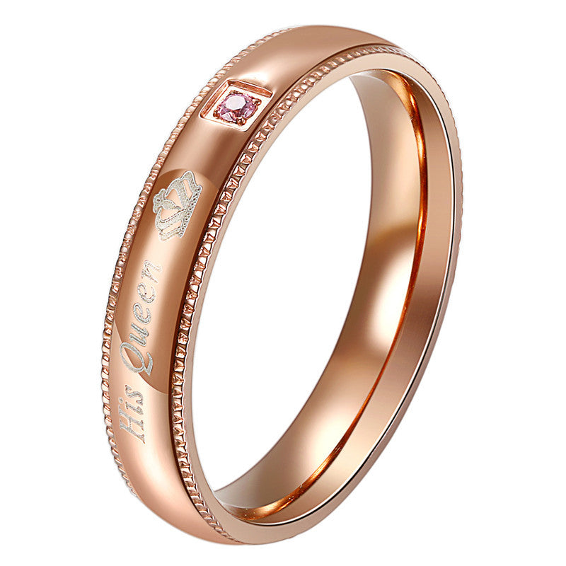 Kronen Ringe für Paare DamnLuxe