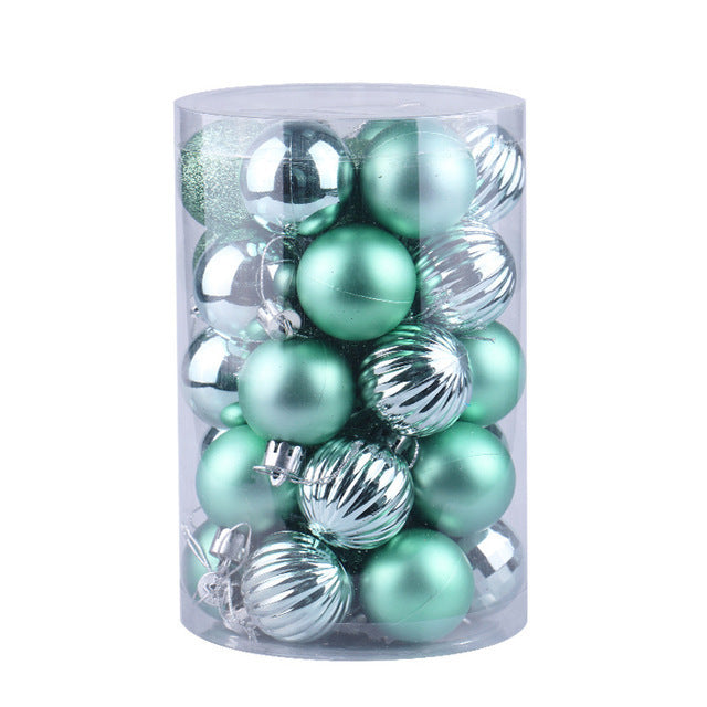 Weihnachtskugeln set 34Stk. zum Aufhängen Vers. Farben DamnLuxe