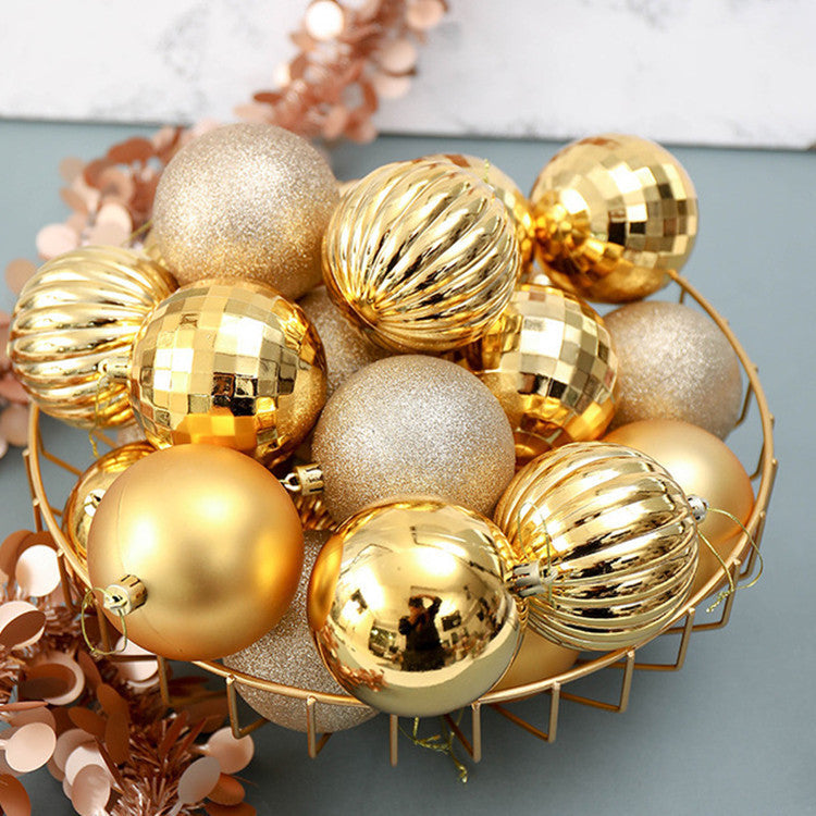 Weihnachtskugeln set 34Stk. zum Aufhängen Vers. Farben DamnLuxe