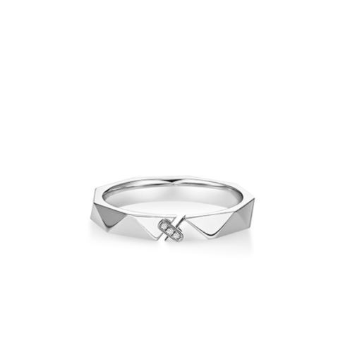 Paar Ring Sterling Silber Gold Hoch Qualitativ DamnLuxe