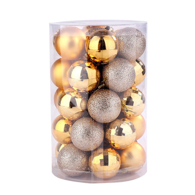 Weihnachtskugeln set 34Stk. zum Aufhängen Vers. Farben DamnLuxe