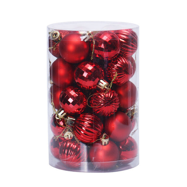 Weihnachtskugeln set 34Stk. zum Aufhängen Vers. Farben DamnLuxe