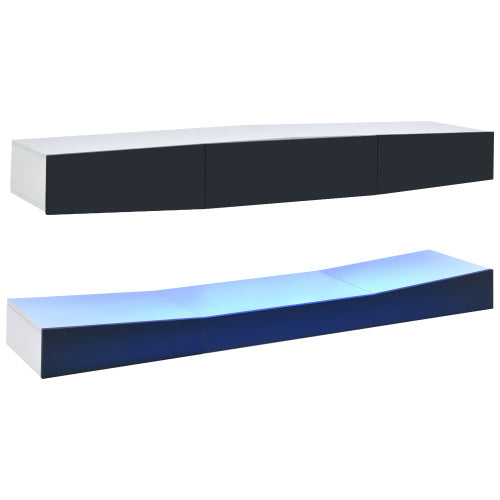 Hängender TV-Ständer aus Spanplatten (Lowboard) DamnLuxe