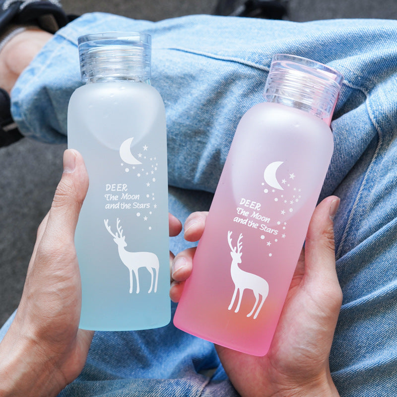 Süße Transparente Flasche für To Go DamnLuxe