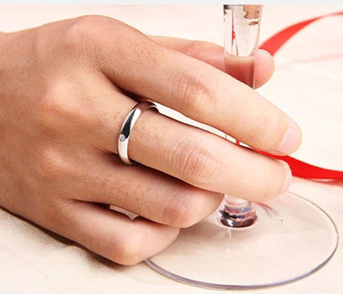Sterling Silber Paar Ringe DamnLuxe