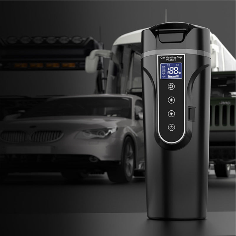 Portable Auto Flasche  Smart Touch Digital Display Insulated Cup Home Traveling Heating Cup Water Bottle DamnLuxe