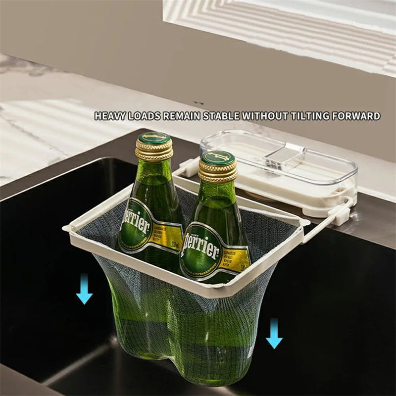 Küchenspüle Filter Rack Saugnapf Einweg Reste Reste Filter Tasche Küche Müll Abfluss Rack Spüle Sieb Küche Gadgets DamnLuxe