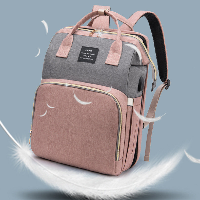 Wickeltasche, Mutter's Rücksack für Babys, Krippe Rucksack, Große, Kapazität Heraus Milch Isolierte Tasche DamnLuxe