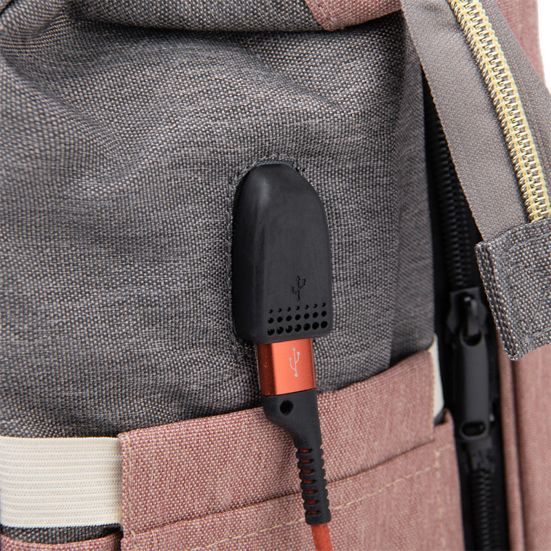 Wickeltasche, Mutter's Rücksack für Babys, Krippe Rucksack, Große, Kapazität Heraus Milch Isolierte Tasche DamnLuxe