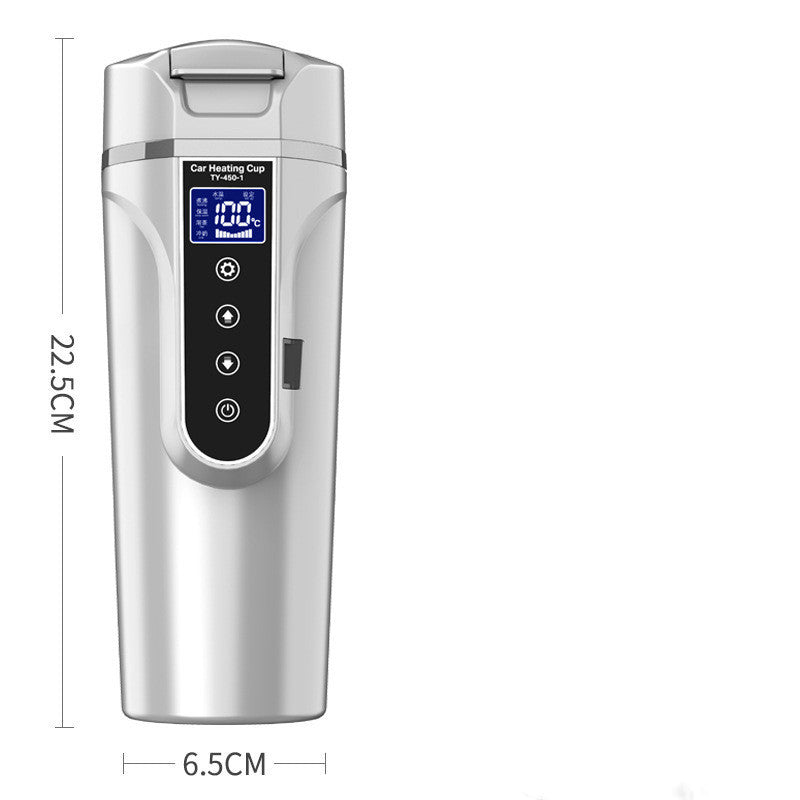 Portable Auto Flasche  Smart Touch Digital Display Insulated Cup Home Traveling Heating Cup Water Bottle DamnLuxe