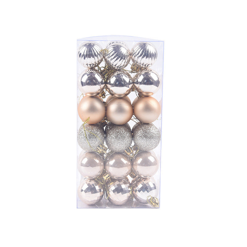 36-teiliges Weihnachts-Farbkugel-Set im ganzen Set DamnLuxe