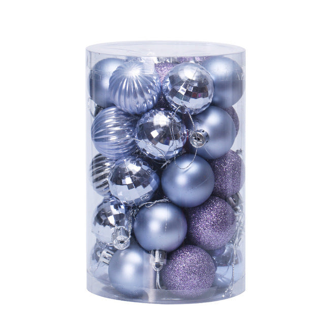 Weihnachtskugeln set 34Stk. zum Aufhängen Vers. Farben DamnLuxe
