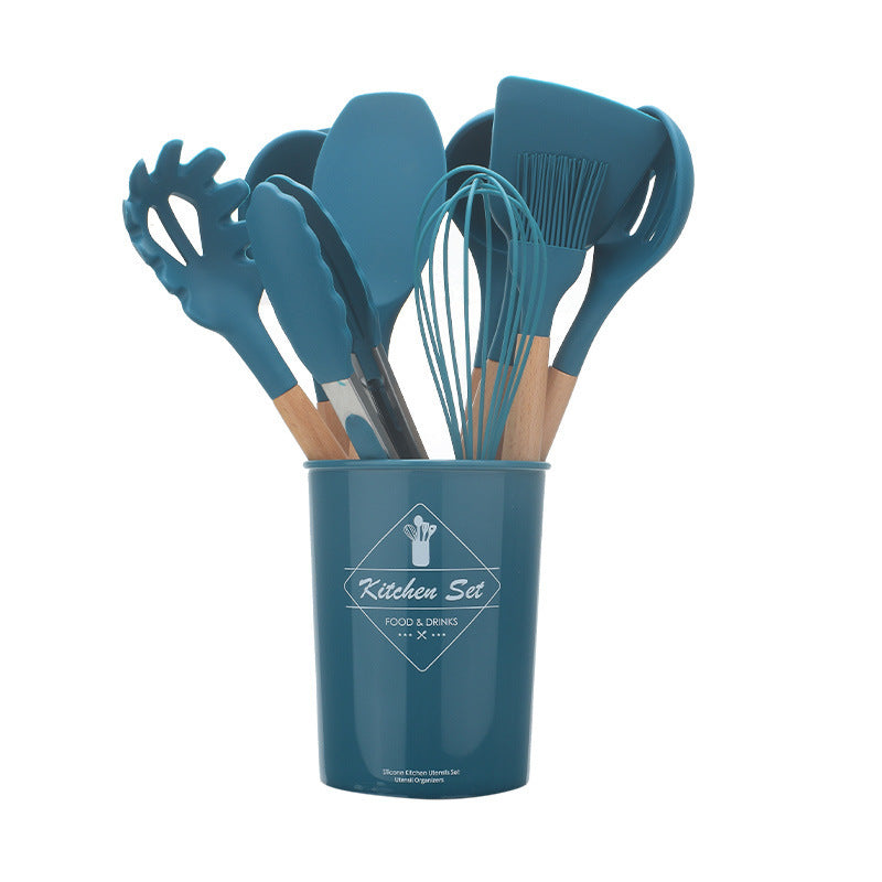 Silikon Küchen Set mit Holzgriffe DamnLuxe