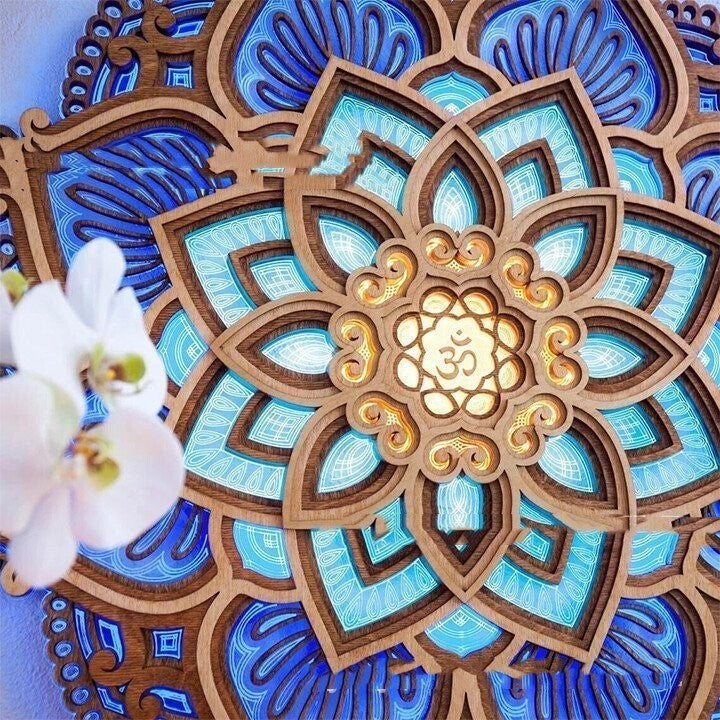 Stechapfel-Atmosphäre Nachtlicht Yoga-Raum Kreative DamnLuxe