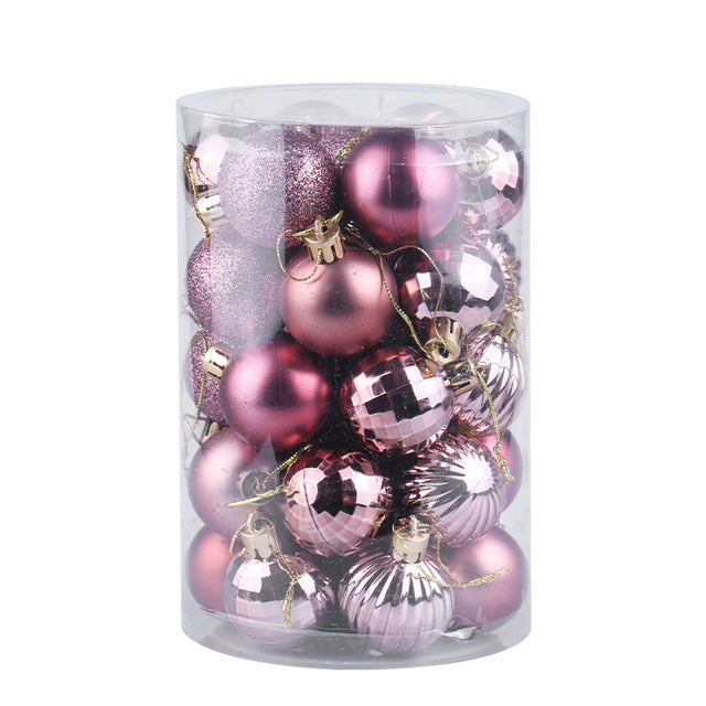 Weihnachtskugeln set 34Stk. zum Aufhängen Vers. Farben DamnLuxe