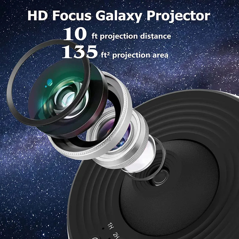 Geschenke für Alle, Nachtlicht-Galaxie-Projektor, Sternenhimmel-Projektor, 360-Grad-Drehung, Planetarium-Lampe für Kinderzimmer, Valentinstagsgeschenk, Hochzeitsdeko DamnLuxe