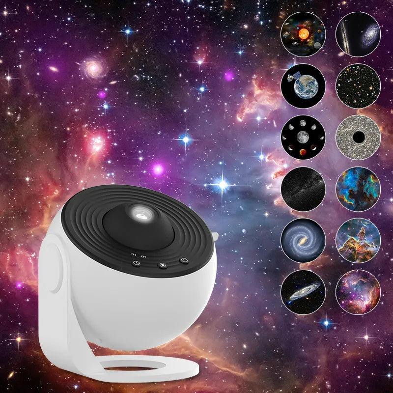 Geschenke für Alle, Nachtlicht-Galaxie-Projektor, Sternenhimmel-Projektor, 360-Grad-Drehung, Planetarium-Lampe für Kinderzimmer, Valentinstagsgeschenk, Hochzeitsdeko DamnLuxe