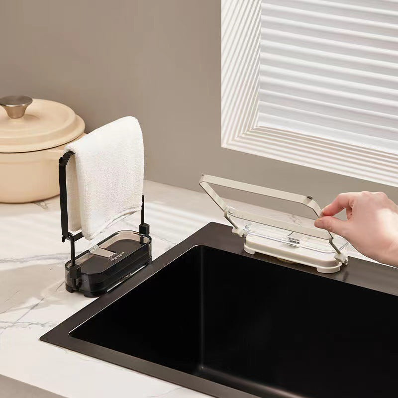 Küchenspüle Filter Rack Saugnapf Einweg Reste Reste Filter Tasche Küche Müll Abfluss Rack Spüle Sieb Küche Gadgets DamnLuxe