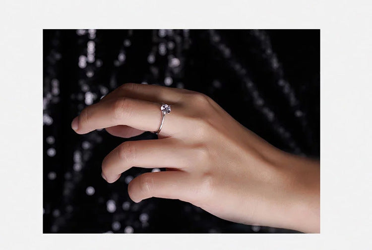 Sterling Silber Paar Ringe DamnLuxe