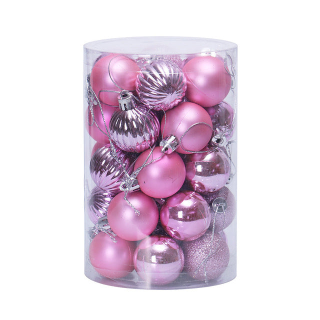 Weihnachtskugeln set 34Stk. zum Aufhängen Vers. Farben DamnLuxe
