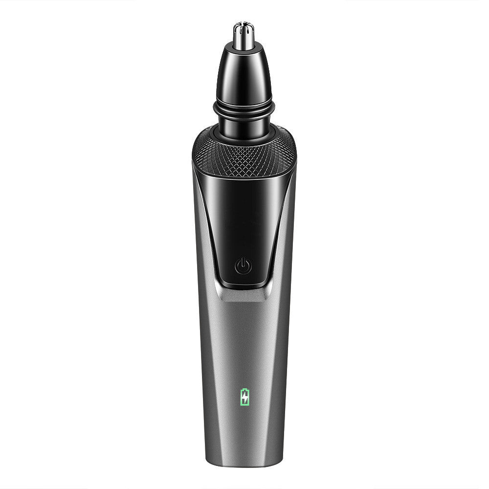Elektrischer Rasierer für Herren, rotierender, wasserdichter Pop-Up-Bartschneider, nass und trocken, kabellos, Nasenhaarschneider, Schneidemaschine für Friseure DamnLuxe
