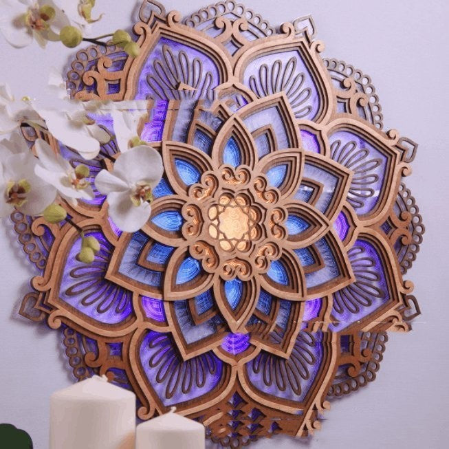 Stechapfel-Atmosphäre Nachtlicht Yoga-Raum Kreative DamnLuxe