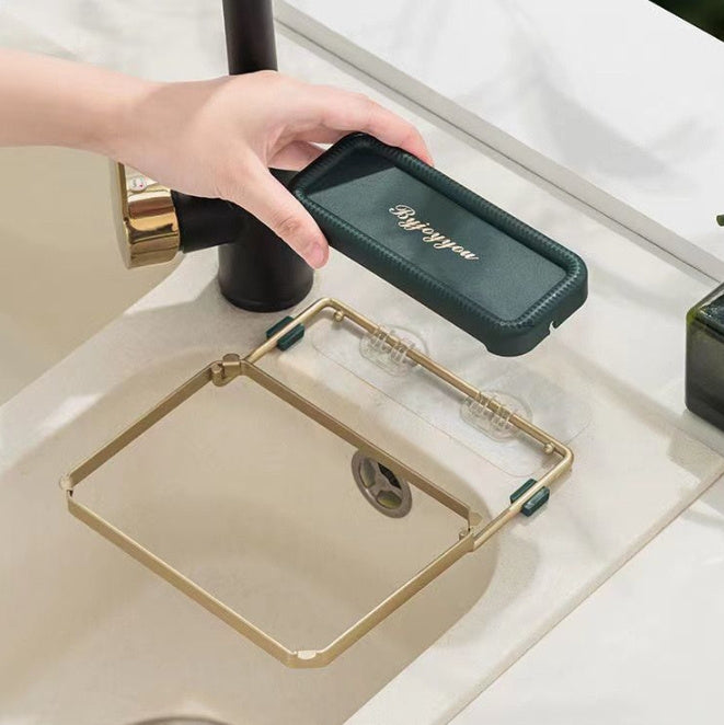 Küchenspüle Filter Rack Saugnapf Einweg Reste Reste Filter Tasche Küche Müll Abfluss Rack Spüle Sieb Küche Gadgets DamnLuxe