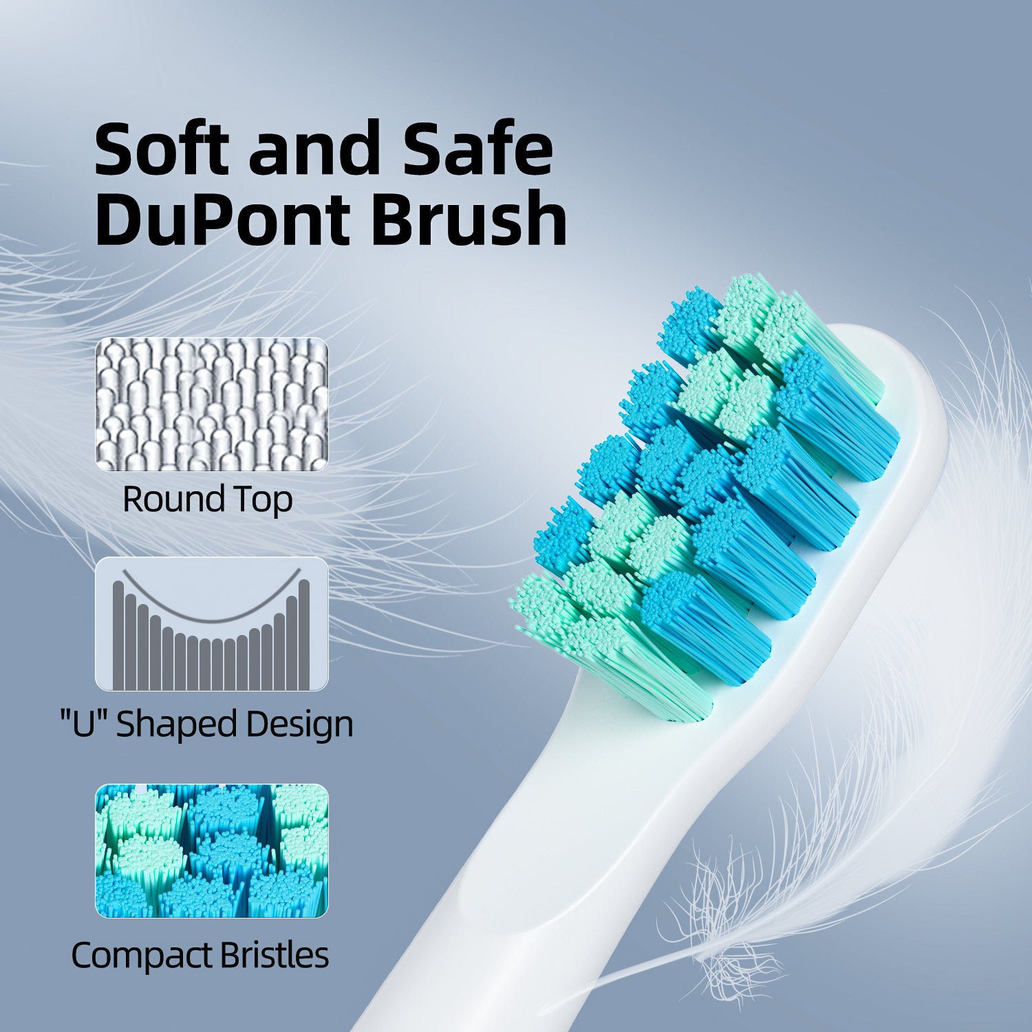 Elektrische Zahnbürste Lang Anhaltende Batterie und Dauer null