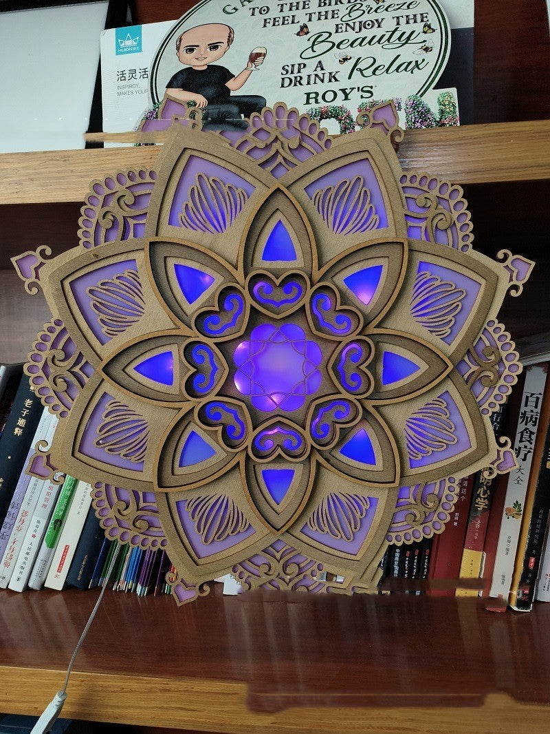 Stechapfel-Atmosphäre Nachtlicht Yoga-Raum Kreative DamnLuxe