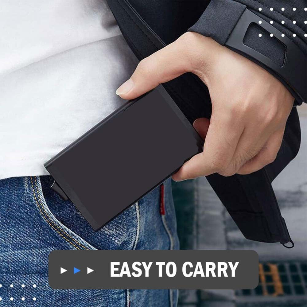 Automatischer Kartenausgabekasten aus Aluminium null