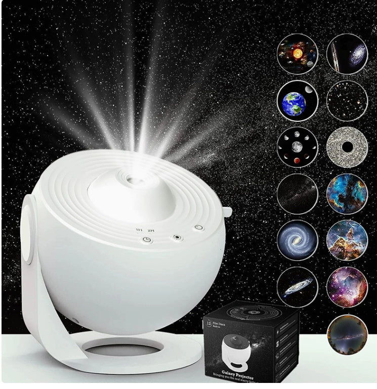 Geschenke für Alle, Nachtlicht-Galaxie-Projektor, Sternenhimmel-Projektor, 360-Grad-Drehung, Planetarium-Lampe für Kinderzimmer, Valentinstagsgeschenk, Hochzeitsdeko DamnLuxe