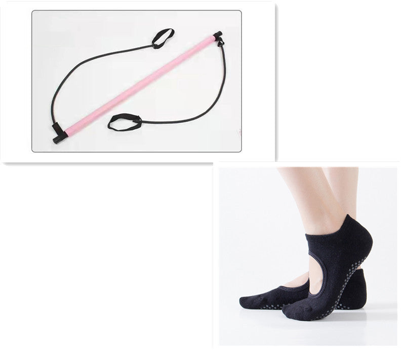 Stretching Pilates Stick Yoga Home Stretch Training Puller Multifunktionale Fitness Stick DamnLuxe