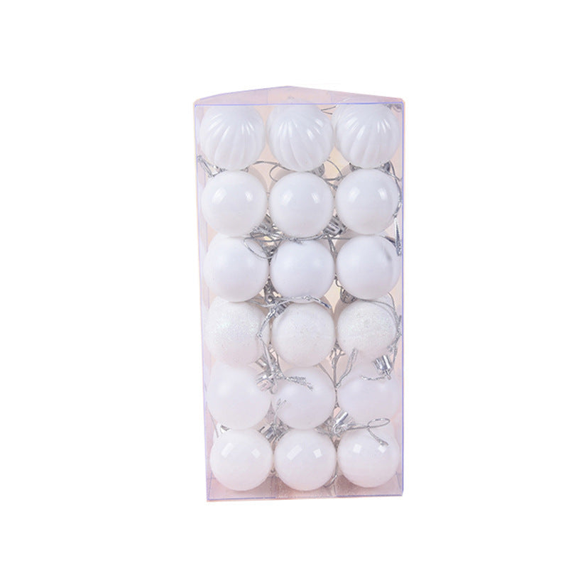 36-teiliges Weihnachts-Farbkugel-Set im ganzen Set DamnLuxe